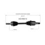 GSP NCV69010 06-18 Toyota RAV4 (2.5, 3.5 - 4WD/FWD) CV Axle Assembly  - Front Left