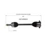GSP NCV69063 Toyota CV Axle Assembly  - Rear