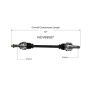 GSP NCV69067 Lexus CV Axle Assembly  - Rear Right