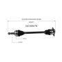 GSP NCV69076 99-00 Lexus RX300 CV Axle Assembly  - Rear
