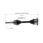 GSP NCV69111 93-98 Toyota T100 CV Axle Assembly  - Front