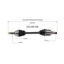GSP NCV69166 Lexus, Toyota (2.7 - AWD/FWD) CV Axle Assembly  - Front Left