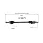 GSP NCV69172 08-13 Toyota Highlander (3.5) CV Axle Assembly  - Rear