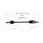 GSP NCV69174 09-13 Toyota Matrix (2.4 - AWD) CV Axle Assembly  - Rear