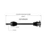 GSP NCV69450 96-00 Toyota RAV4 (2.0) CV Axle Assembly  - Rear Right