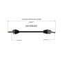 GSP NCV69452 06-18 Toyota Yaris CV Axle Assembly  - Front Right