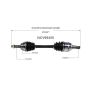 GSP NCV69455 07-11 Toyota Camry (2.4) CV Axle Assembly  - Front Left