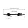 GSP NCV69503 Toyota CV Axle Assembly