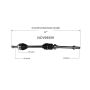 GSP NCV69509 02-03 Toyota Solara (2.4) CV Axle Assembly  - Front Right