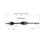 GSP NCV69527 Lexus CV Axle Assembly  - Front Right
