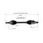 GSP NCV69532 10-11 Toyota Camry (2.5) CV Axle Assembly  - Front Left
