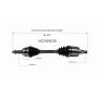 GSP NCV69535 Lexus (AWD) CV Axle Assembly  - Front Left