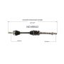 GSP NCV69543 08-15 Scion xB CV Axle Assembly  - Front Right