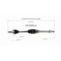 GSP NCV69544 Lexus, Toyota (3.0) CV Axle Assembly  - Front Right