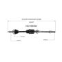 GSP NCV69564 96-00 Toyota RAV4 (2.0 - FWD) CV Axle Assembly  - Front Right