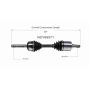 GSP NCV69571 Lexus, Toyota CV Axle Assembly  - Front