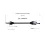 GSP NCV69576 01-03 Toyota Prius CV Axle Assembly  - Front Right