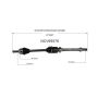 GSP NCV69578 Toyota (2.4 - FWD) CV Axle Assembly  - Front Right