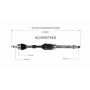 GSP NCV69578XD Toyota (2.4 - FWD) CV Axle Assembly  - Front Right
