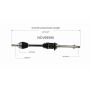 GSP NCV69590 Scion, Toyota (2.0, 2.4 - FWD) CV Axle Assembly  - Front Right