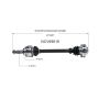 GSP NCV69616 Lexus, Toyota CV Axle Assembly  - Rear Right
