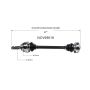 GSP NCV69618 01-05 Lexus IS300 CV Axle Assembly  - Rear Right