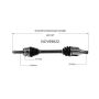 GSP NCV69622 07-09 Toyota Camry (2.4) CV Axle Assembly  - Front Left