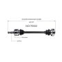 GSP NCV70002 00-04 Porsche Boxster (2.7, 3.2) CV Axle Assembly  - Rear