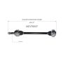 GSP NCV70037 03-10 Porsche Cayenne (3.2, 3.6, 4.5, 4.8) CV Axle Assembly  - Rear