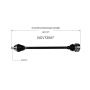 GSP NCV72007 Volkswagen (1.8, 2.5) CV Axle Assembly  - Front Right