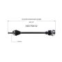 GSP NCV72012 Volkswagen (1.8) CV Axle Assembly  - Front Right