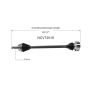 GSP NCV72016 Volkswagen CV Axle Assembly  - Front Right