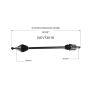GSP NCV72018 Volkswagen (1.8, 2.0) CV Axle Assembly  - Front Right