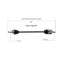 GSP NCV72044 03-05 Volkswagen Beetle CV Axle Assembly  - Front Right