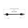 GSP NCV72058 Volkswagen (2.5) CV Axle Assembly  - Front Right