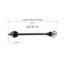 GSP NCV72114 Volkswagen (1.8) CV Axle Assembly  - Front Right