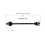 GSP NCV72116 Volkswagen (2.0, 2.5) CV Axle Assembly  - Front Right