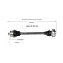 GSP NCV72120 02-05 Volkswagen Passat (1.8, 2.8 - AWD) CV Axle Assembly  - Rear