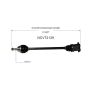 GSP NCV72129 Volkswagen (1.8, 1.9, 2.8) CV Axle Assembly  - Front Right
