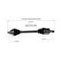 GSP NCV72130 Volkswagen (2.5) CV Axle Assembly  - Front Left