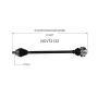GSP NCV72133 12-16 Volkswagen Beetle CV Axle Assembly  - Front Right