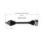 GSP NCV72136 Volkswagen (2.0, 2.5) CV Axle Assembly  - Front Left