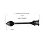 GSP NCV72500 04-06 Volkswagen Phaeton V8 CV Axle Assembly  - Front Left