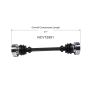 GSP NCV72991 Volkswagen CV Axle Assembly  - Rear Left