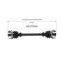GSP NCV72992 80-91 Volkswagen Vanagon CV Axle Assembly  - Rear Right