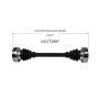 GSP NCV72997 66-79 Volkswagen Transporter CV Axle Assembly  - Rear