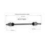 GSP NCV73021 03-14 Volvo XC90 (2.5, 2.9, 3.2, 4.4) CV Axle Assembly  - Rear