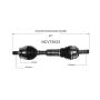 GSP NCV73023 05-07 Volvo XC90 (AWD/FWD) CV Axle Assembly  - Front Left