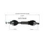 GSP NCV73049 10-16 Volvo XC60 (2.5, 3.0, 3.2 - AWD/FWD) CV Axle Assembly  - Front Left