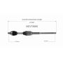 GSP NCV73060 Volvo (AWD) CV Axle Assembly  - Front Right